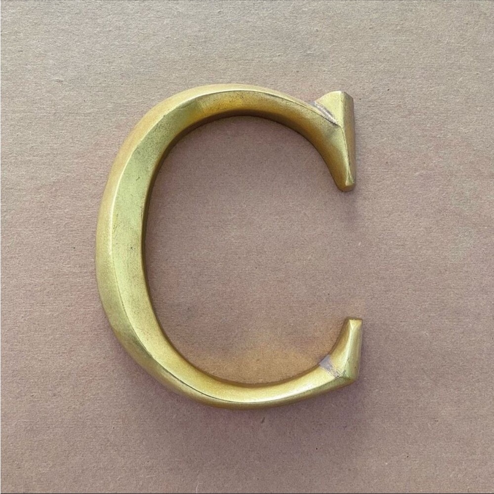 ISO: Ballard designs typesetter 4.5in gold letter “C”